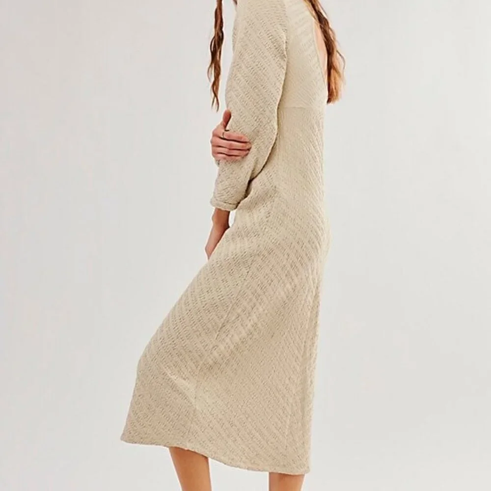 NWOT Free People Gabby Seamless Midi Dress